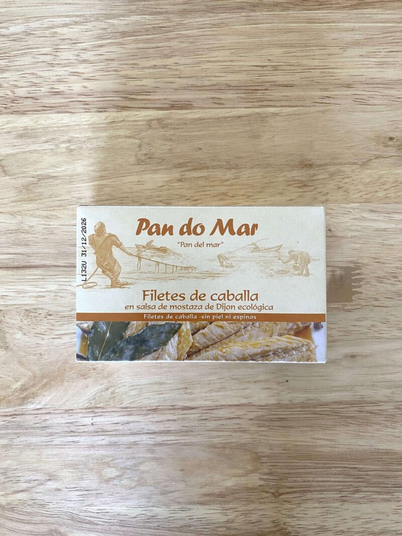 Caballa en salsa de mostaza Dijon ecológica