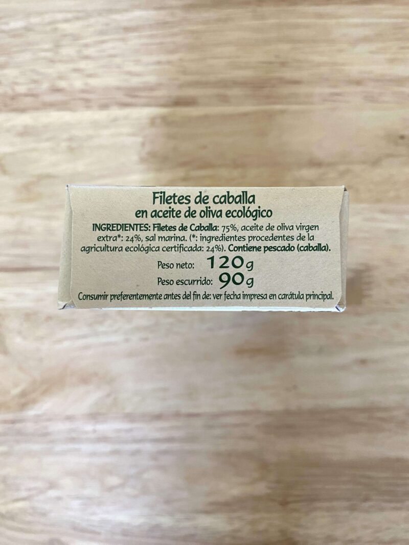 Caballa en aceite de oliva Ecológico - Imagen 2