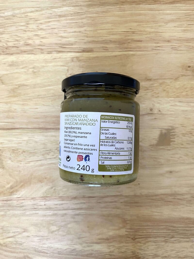 Compota de kiwi con manzana sin azúcar añadido - Imagen 2