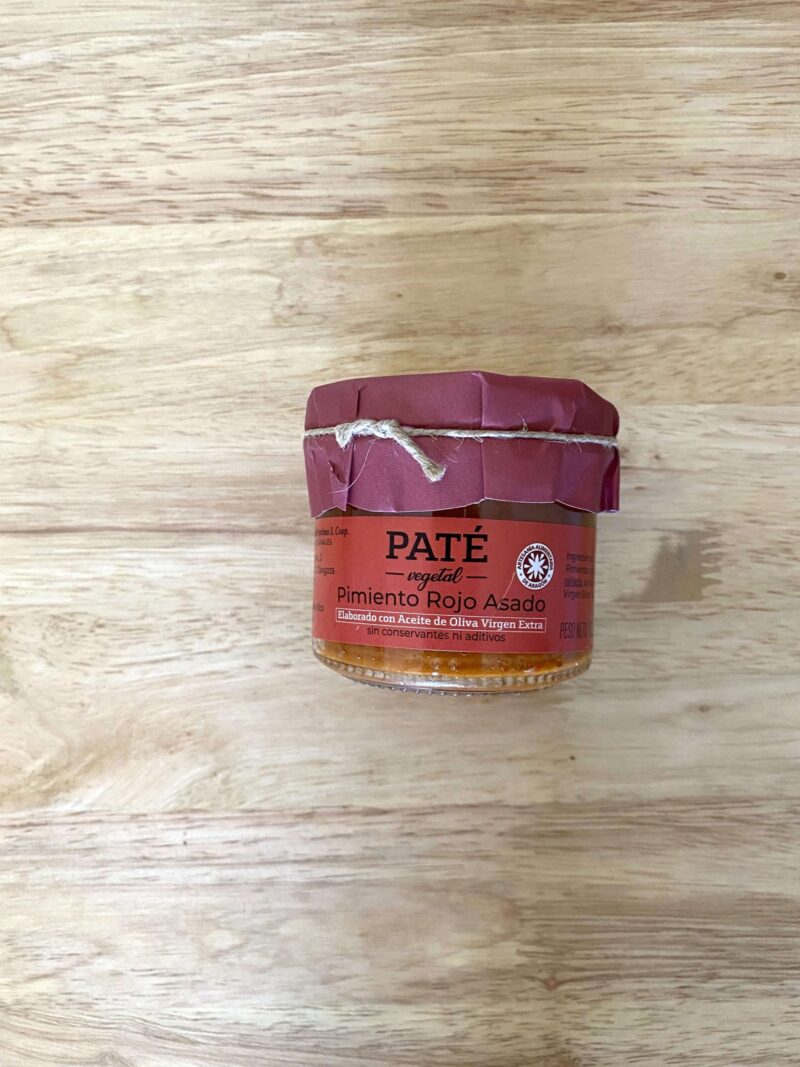 Paté vegetal de Pimientos rojos asados