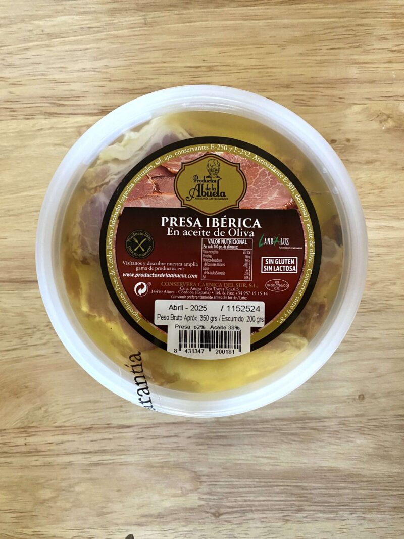 Presa Ibérica en Aceite de Oliva