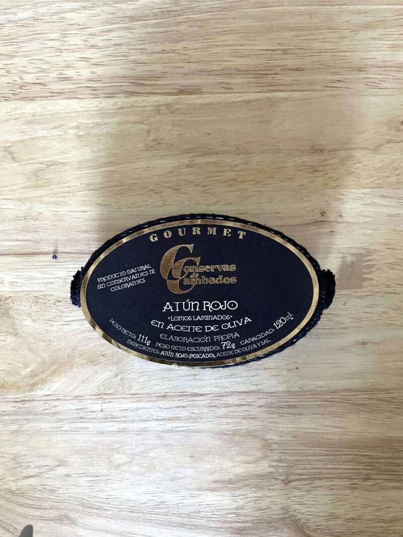 Lomos laminados de Atún rojo en aceite de oliva