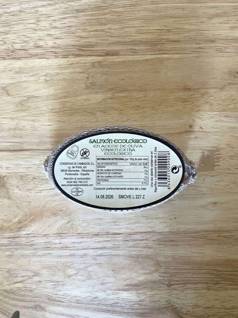 Salmón fresco ecológico en A.O.V.E ecológico - Imagen 2