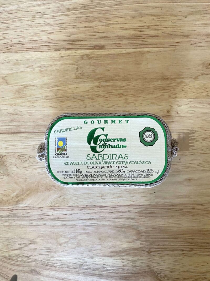Sardinillas en A.O.V.E ecológico