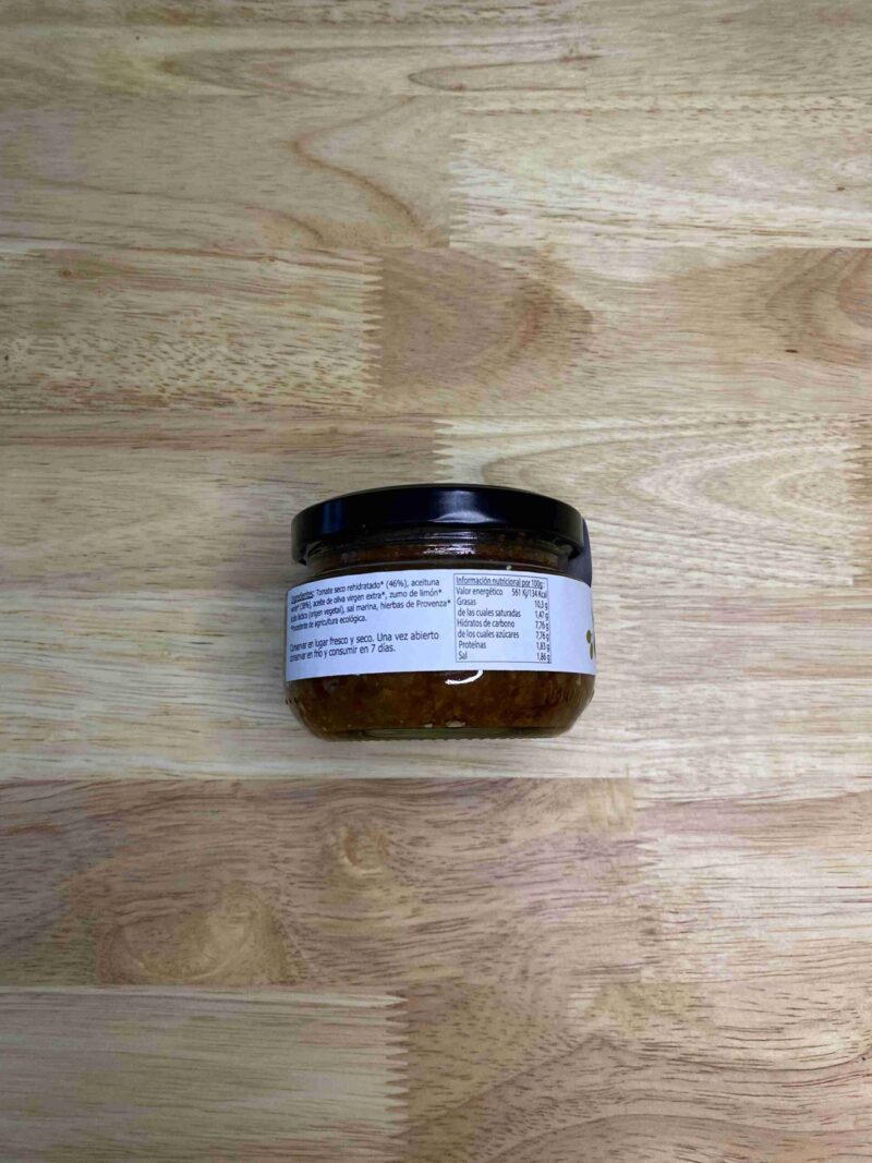 Paté ecológico de Tomate seco y Aceitunas - Imagen 2